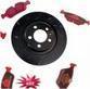EBC Black Dash Discs with Redstuff Brake Pads for 450-451-452