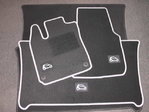 Set of Floor Matts for Smart 453 Fortwo Silver